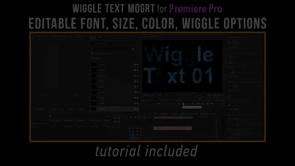 Wiggle Text for Premiere Pro Videohive 35291340 Premiere Pro Image 13