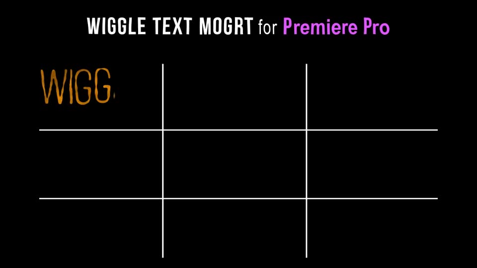Wiggle Text for Premiere Pro Videohive 35291340 Premiere Pro Image 2