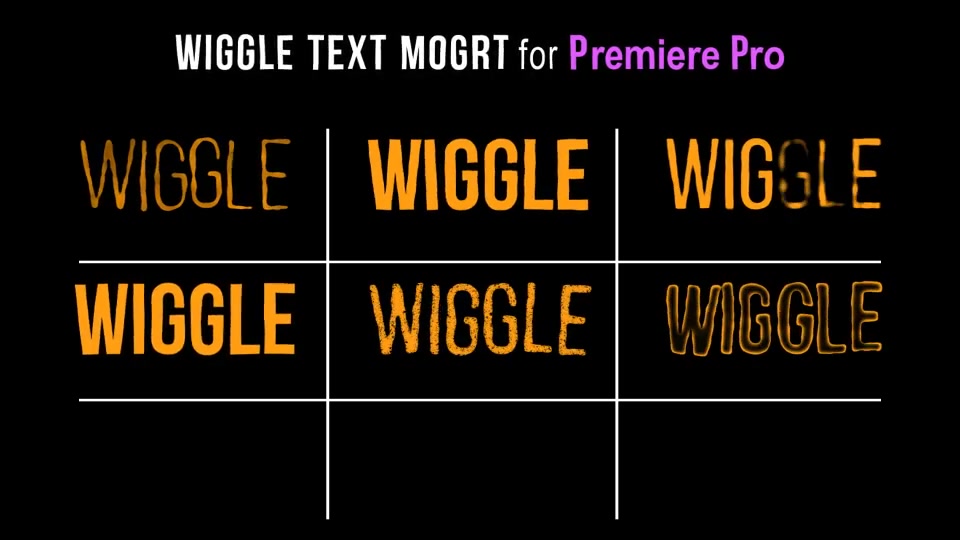 Wiggle Text for Premiere Pro Videohive 35291340 Premiere Pro Image 3