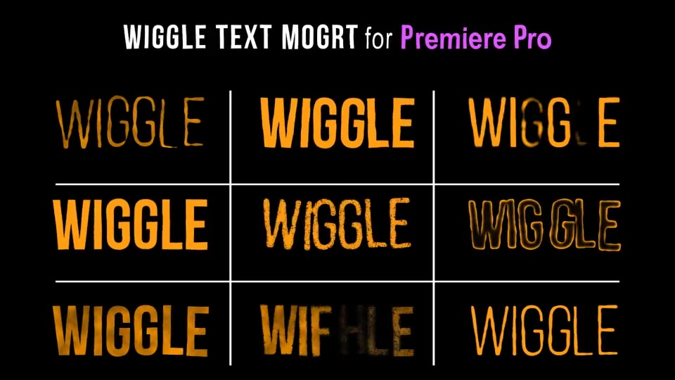 Wiggle Text for Premiere Pro Videohive 35291340 Premiere Pro Image 4