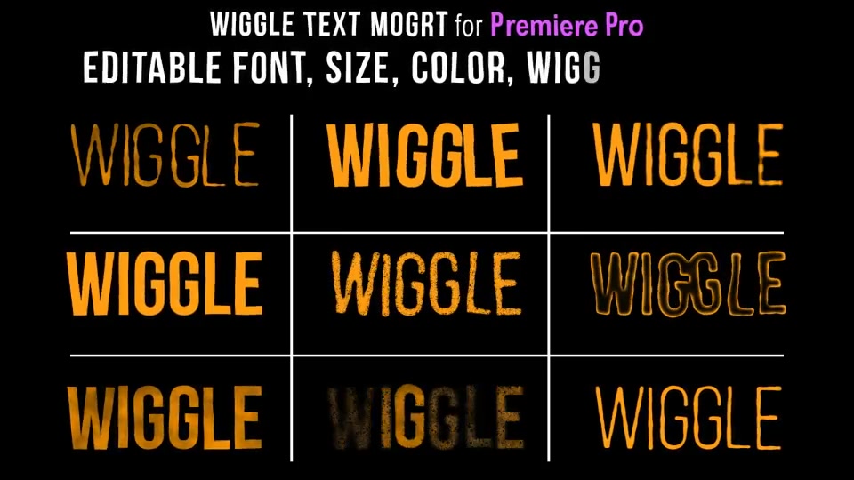 Wiggle Text for Premiere Pro Videohive 35291340 Premiere Pro Image 5