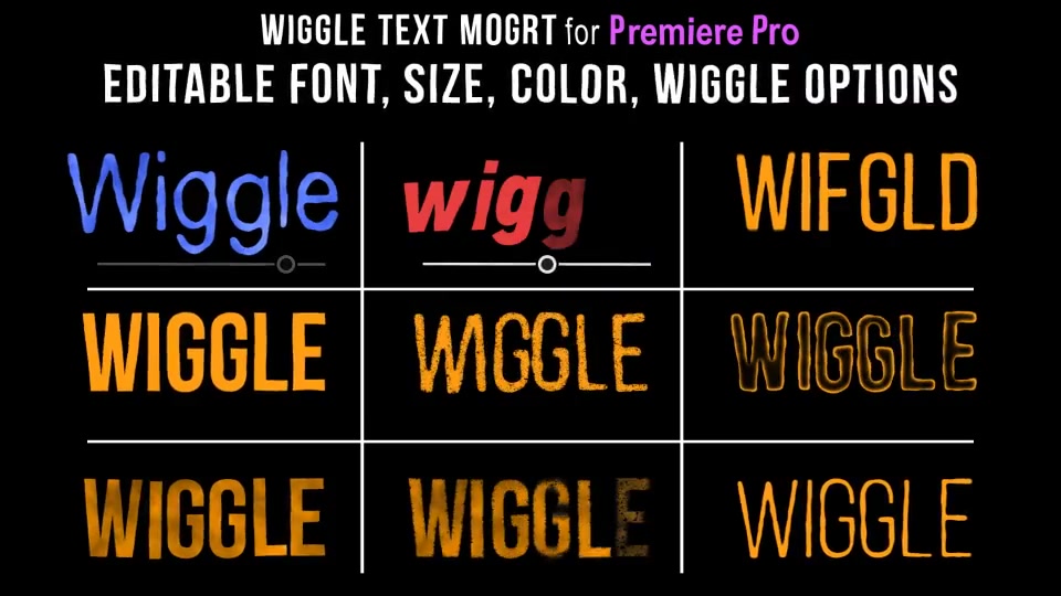 Wiggle Text for Premiere Pro Videohive 35291340 Premiere Pro Image 6