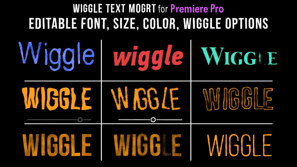 Wiggle Text for Premiere Pro Videohive 35291340 Premiere Pro Image 7