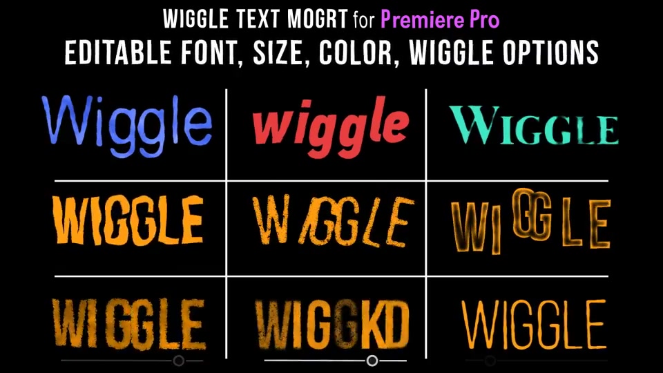 Wiggle Text for Premiere Pro Videohive 35291340 Premiere Pro Image 8