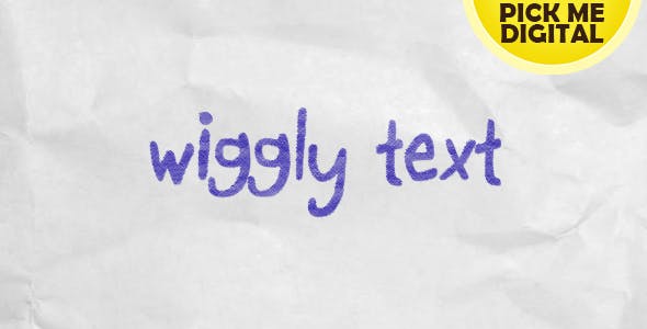 Wiggly Text - 15983036 Download Videohive
