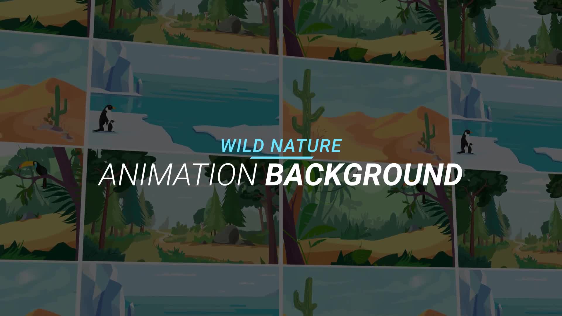 Wild nature Animation background Videohive 34060998 After Effects Image 1