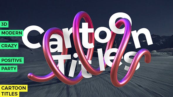 Winding Line Cartoon Titles - 20546719 Download Videohive