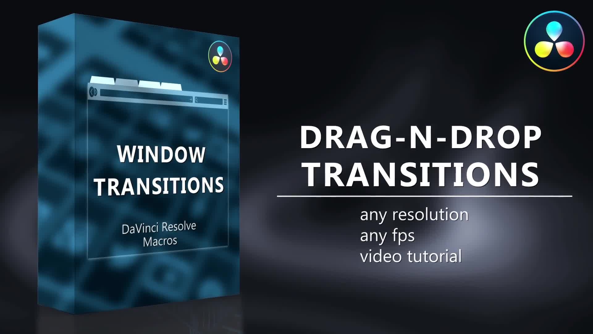 Window Transitions for DaVinci Resolve Videohive 35167981 DaVinci Resolve Image 1