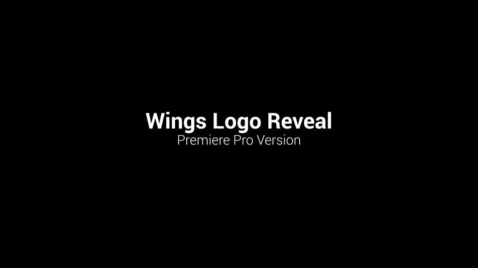 Wings Logo Reveal | Premiere Version Videohive 33489864 Premiere Pro Image 1