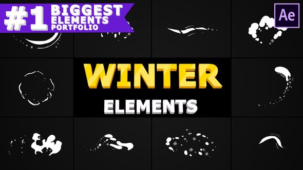 Winter Elements Pack | After Effects - Download Videohive 29593330
