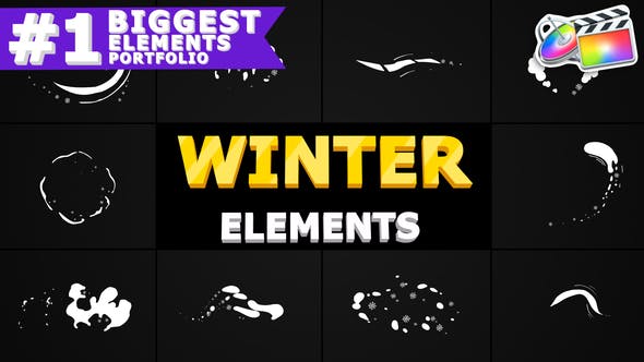 Winter Elements Pack | FCPX - Download Videohive 29714275