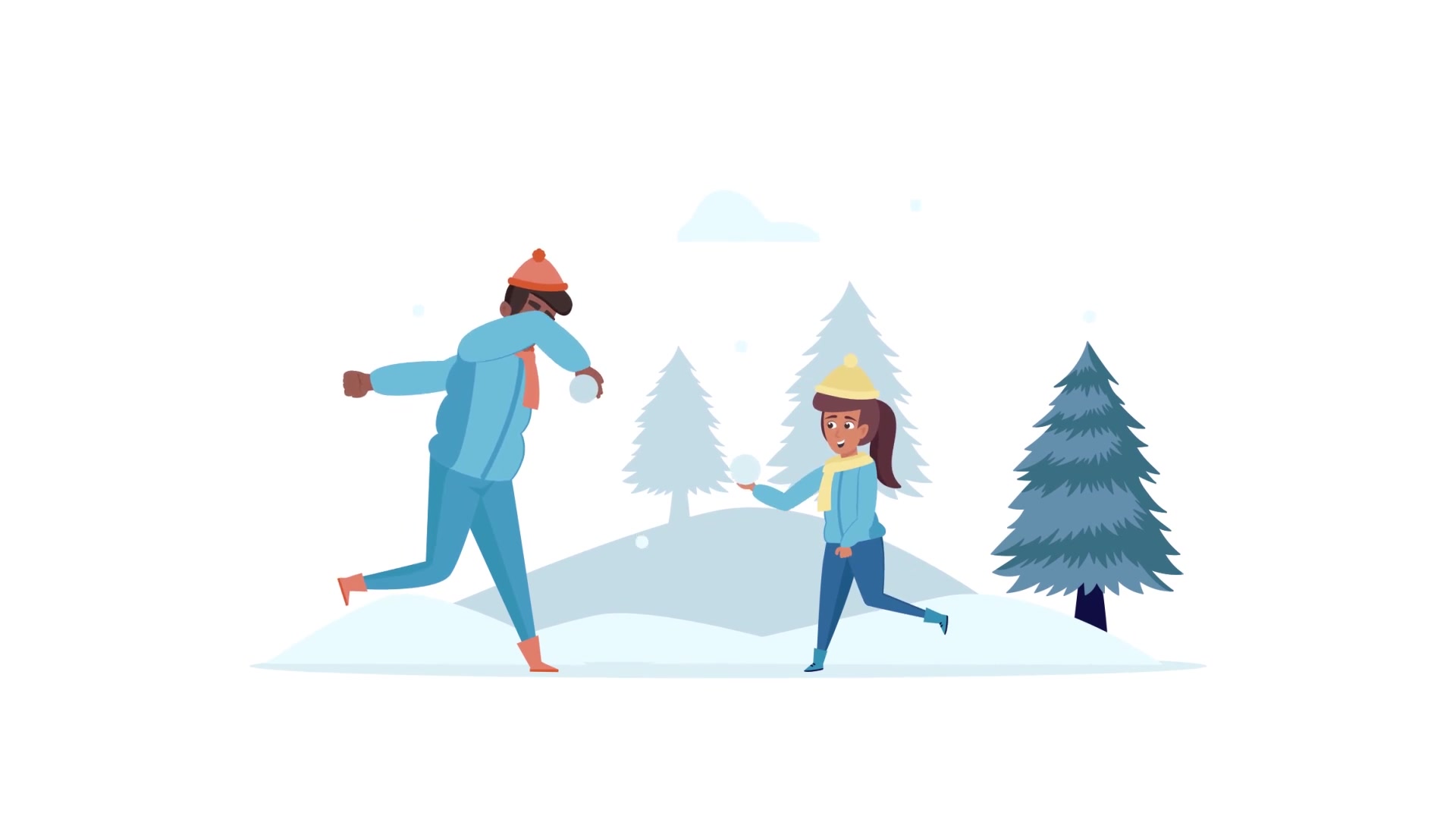 Winter family vacation Scene Situation Videohive 29247051 After Effects Image 7
