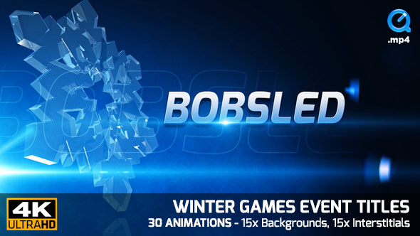 Winter Games Event Titles 4K - Download Videohive 21332924