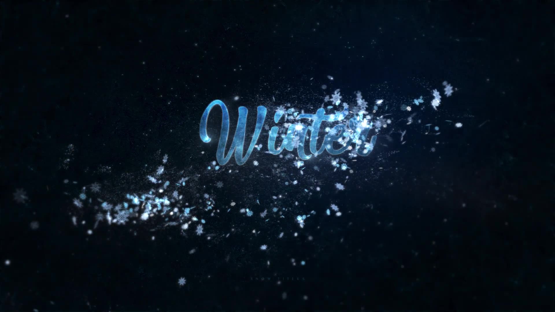 Winter Greetings | Snowflakes Titles Videohive 34974171 After Effects Image 2
