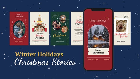 Winter Holidays Christmas Stories - Videohive 29835825 Download
