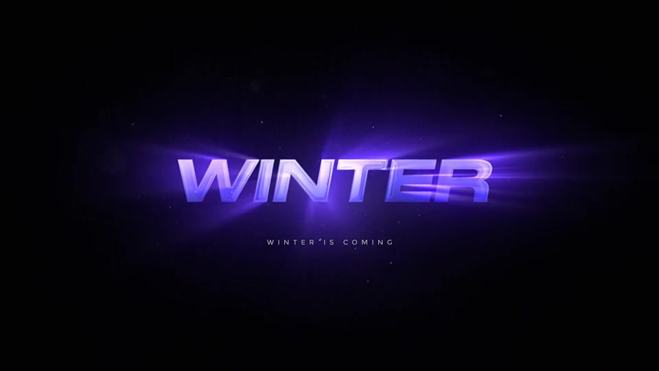 Winter Logo Videohive 41928283 After Effects Image 3