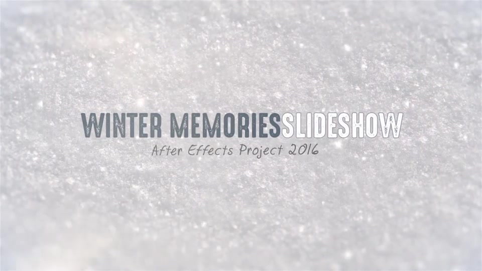 Winter Memories Videohive 14421393 After Effects Image 11