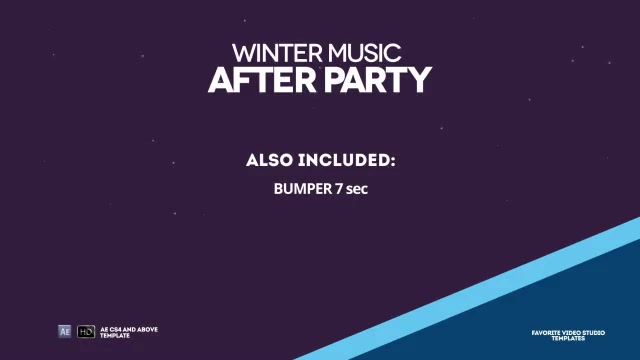 Winter Music Afterparty Videohive 9895305 After Effects Image 8