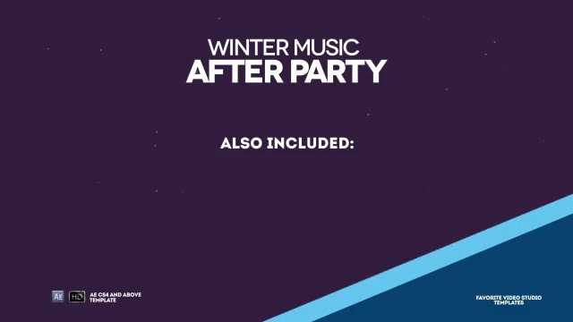 Winter Music Afterparty Videohive 9895305 After Effects Image 9