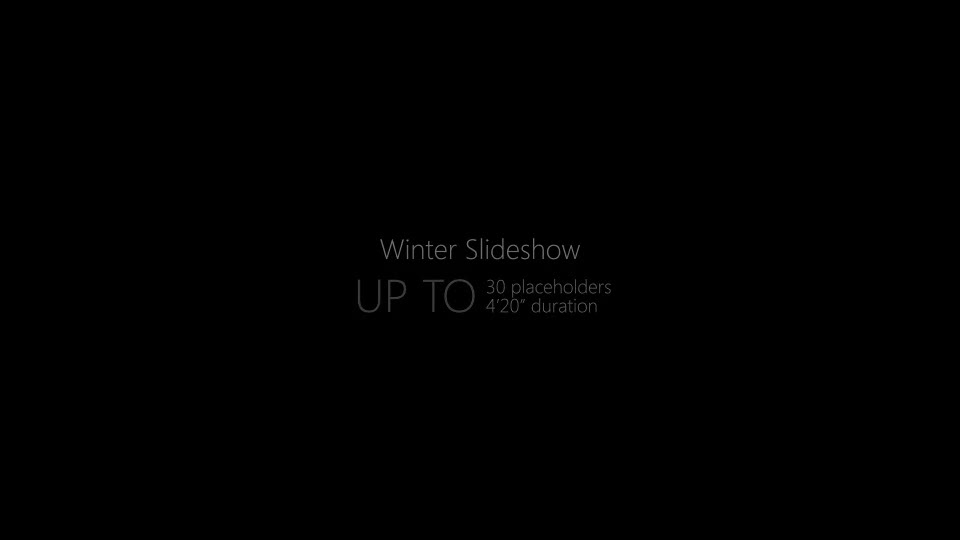 Winter Slideshow - Download Videohive 6401224