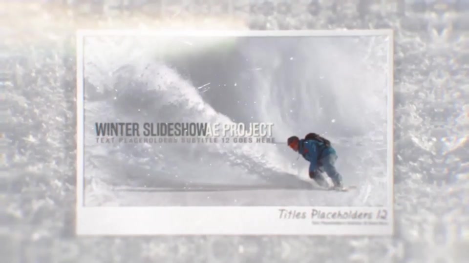 Winter Slideshow Videohive 13336191 After Effects Image 13