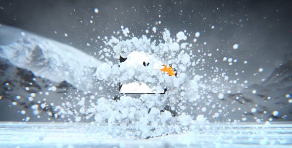 Winter Snow Logo Revealer - 13556540 Download Videohive