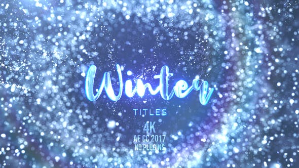 Winter Snow Titles - Download 24729209 Videohive
