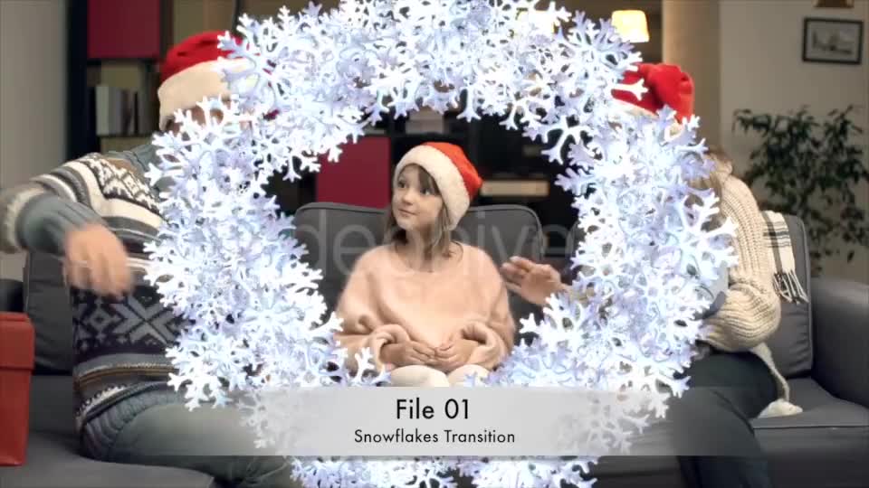 Winter Snowflakes Transitions - Download Videohive 18002463