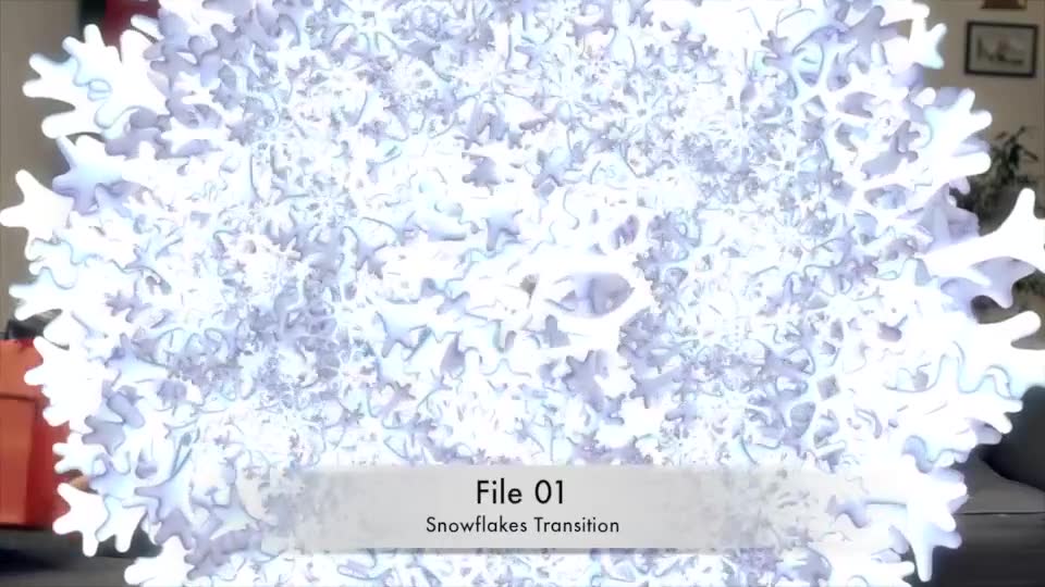 Winter Snowflakes Transitions - Download Videohive 18002463