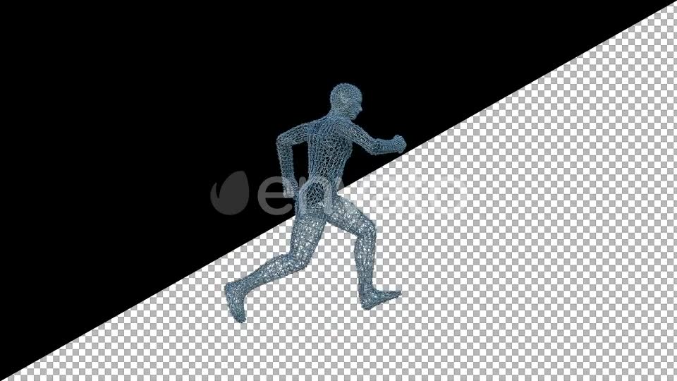Wired Man Run Animation - Download Videohive 22105912