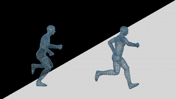 Wired Man Run Animation - Download Videohive 22105912