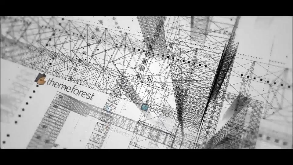 Wireframe 3D Grid - Download Videohive 15402691