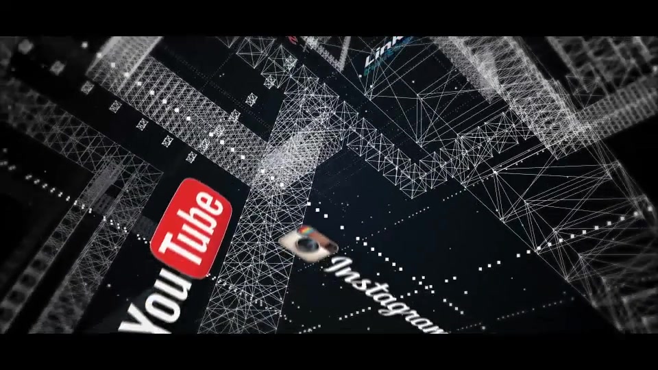 Wireframe 3D Grid - Download Videohive 15402691