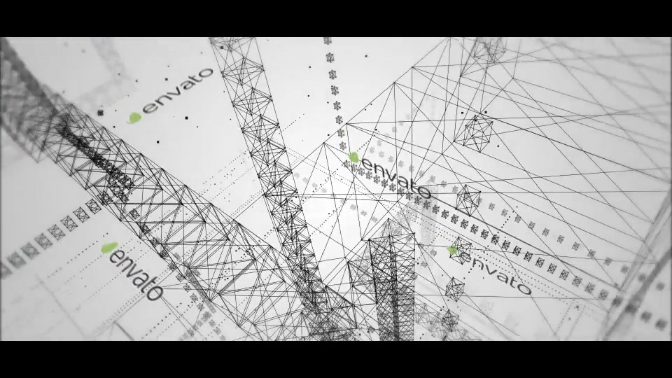 Wireframe 3D Grid - Download Videohive 15402691