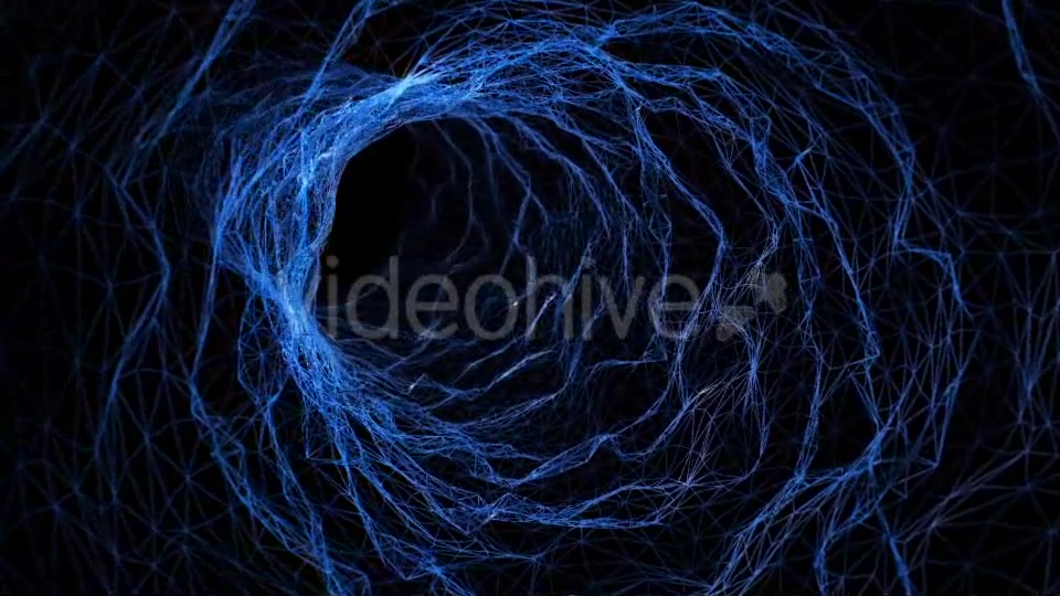 Wireframe Endless Tunnel - Download Videohive 18262615