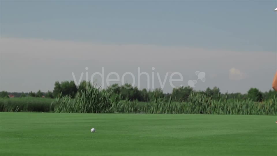 Woman Rejoices Hit the Ball Into the Hole - Download Videohive 19769559