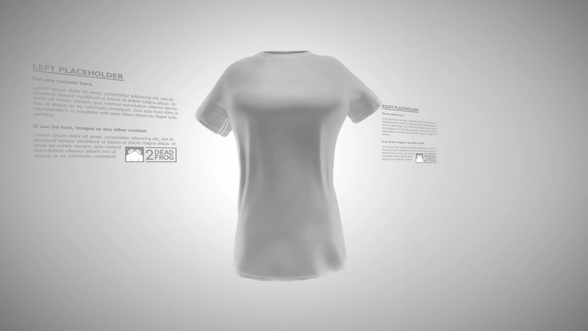 Woman T Shirt Mockup Template Animated Mockup PRO Videohive 37595552 After Effects Image 10