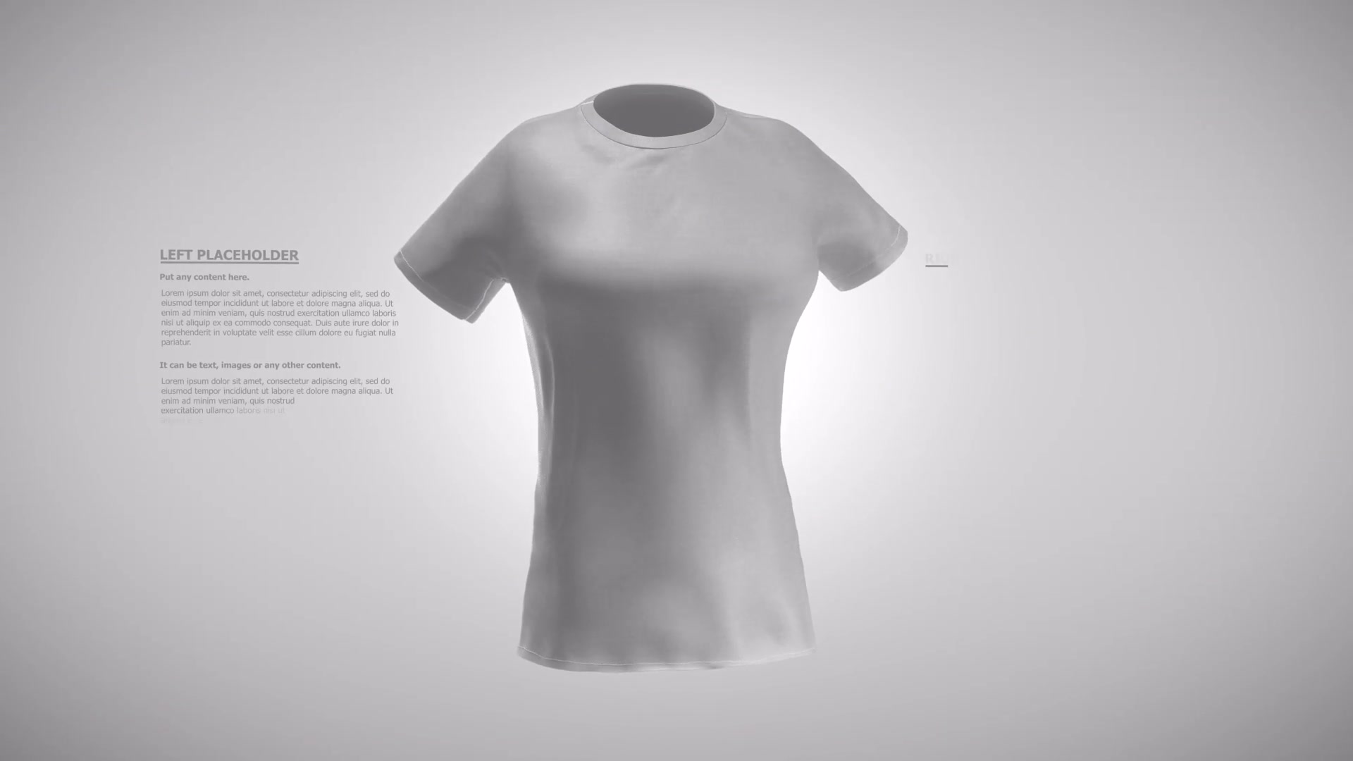 Woman T Shirt Mockup Template Animated Mockup PRO Videohive 37595552 After Effects Image 6
