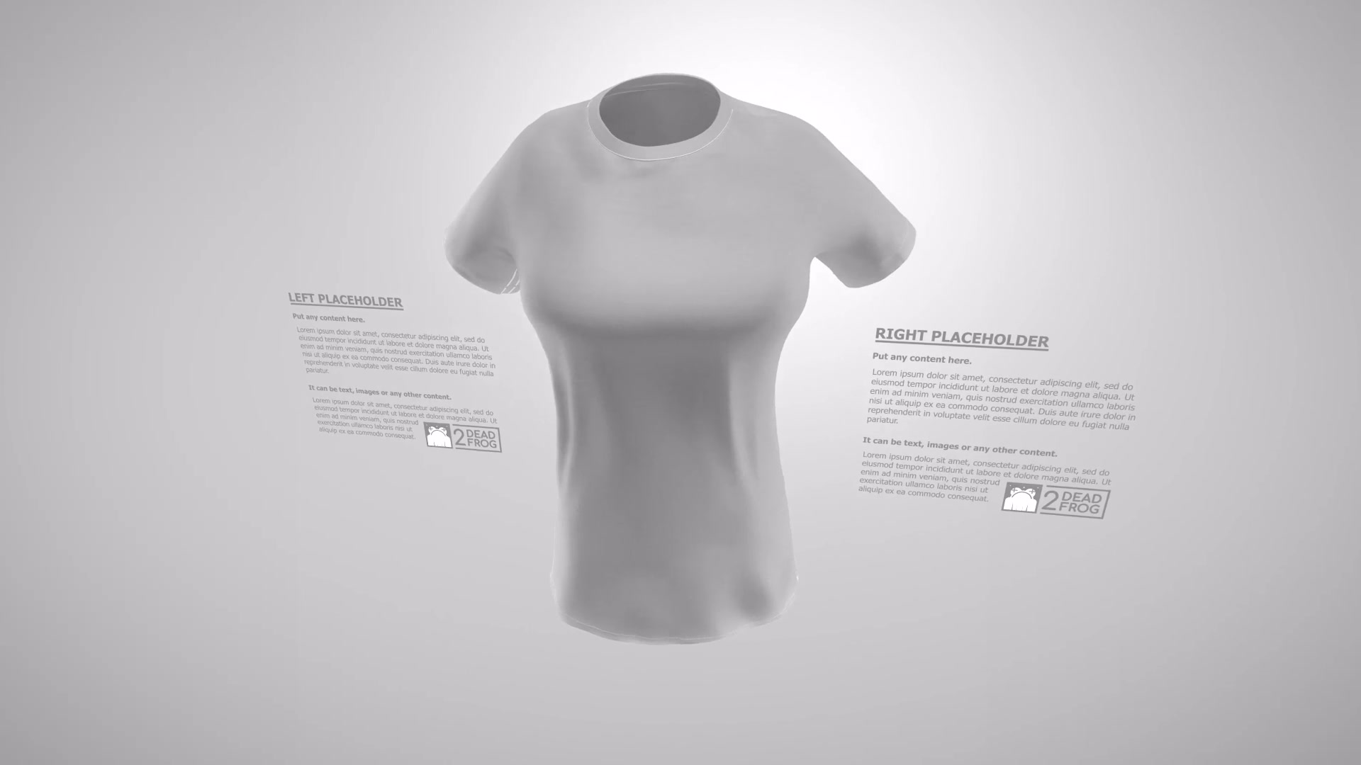 Woman T Shirt Mockup Template Animated Mockup PRO Videohive 37595552 After Effects Image 9