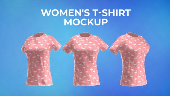 Woman T Shirt Mockup Template Animated Mockup PRO - Download 37595552 Videohive