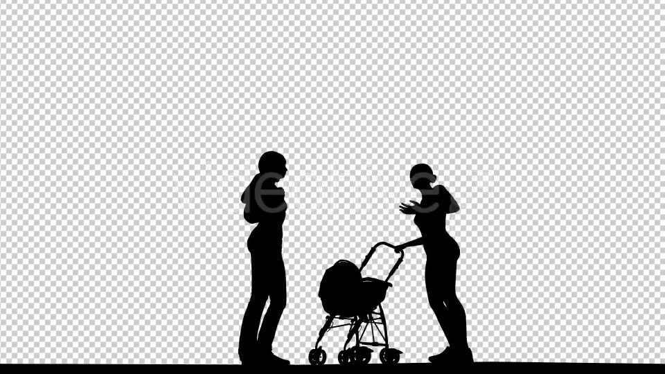 Womens and Baby Silhouette - Download Videohive 19664731