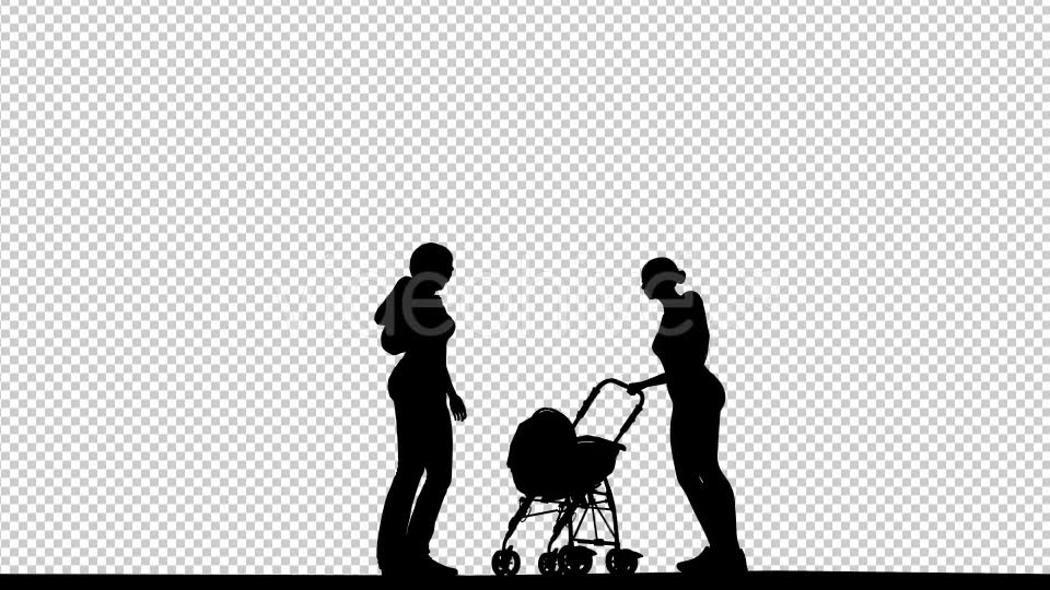 Womens and Baby Silhouette - Download Videohive 19664731