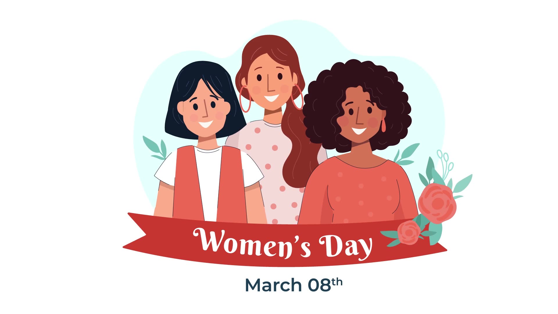 Womens Day Character Scene Animation Pack Videohive 36044829 After Effects Image 3