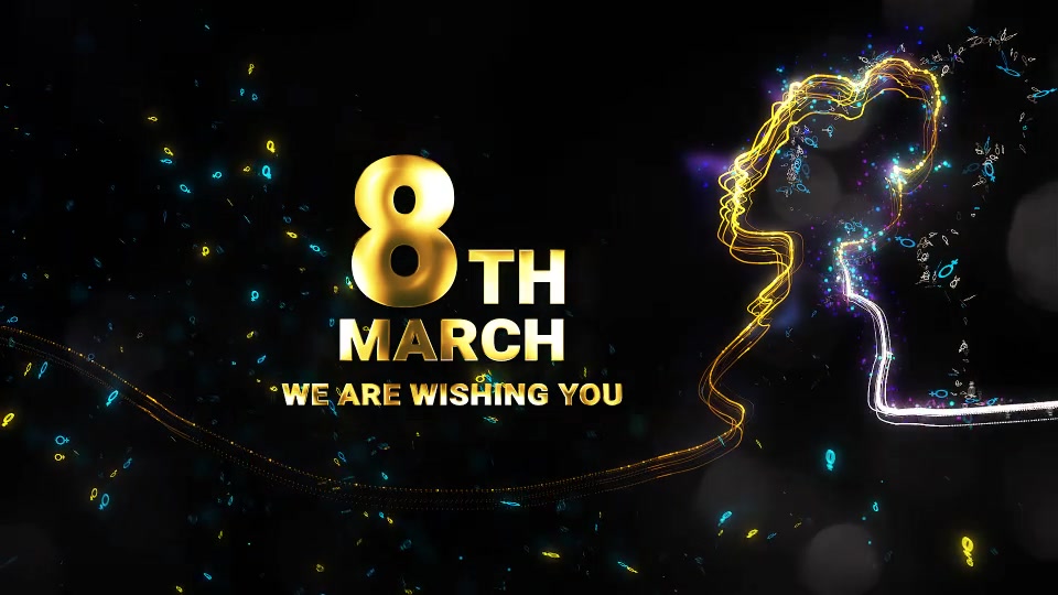 Women’s Day Greetings // Happy Women’s Day Videohive 43943811 After Effects Image 3