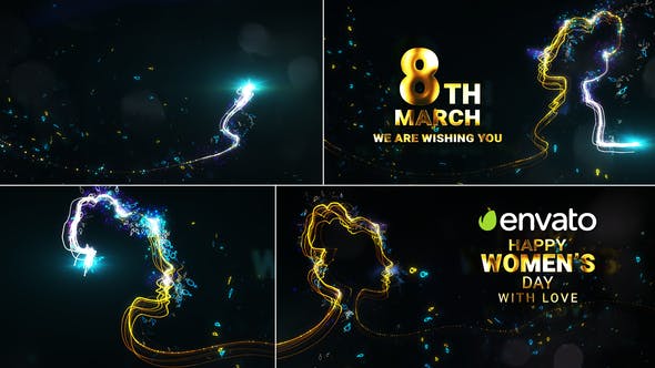 Women’s Day Greetings // Happy Women’s Day - Videohive Download 43943811