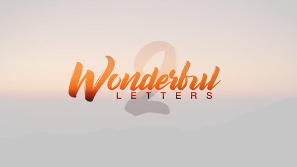 Wonderful Letters 2 - 22043498 Videohive Download