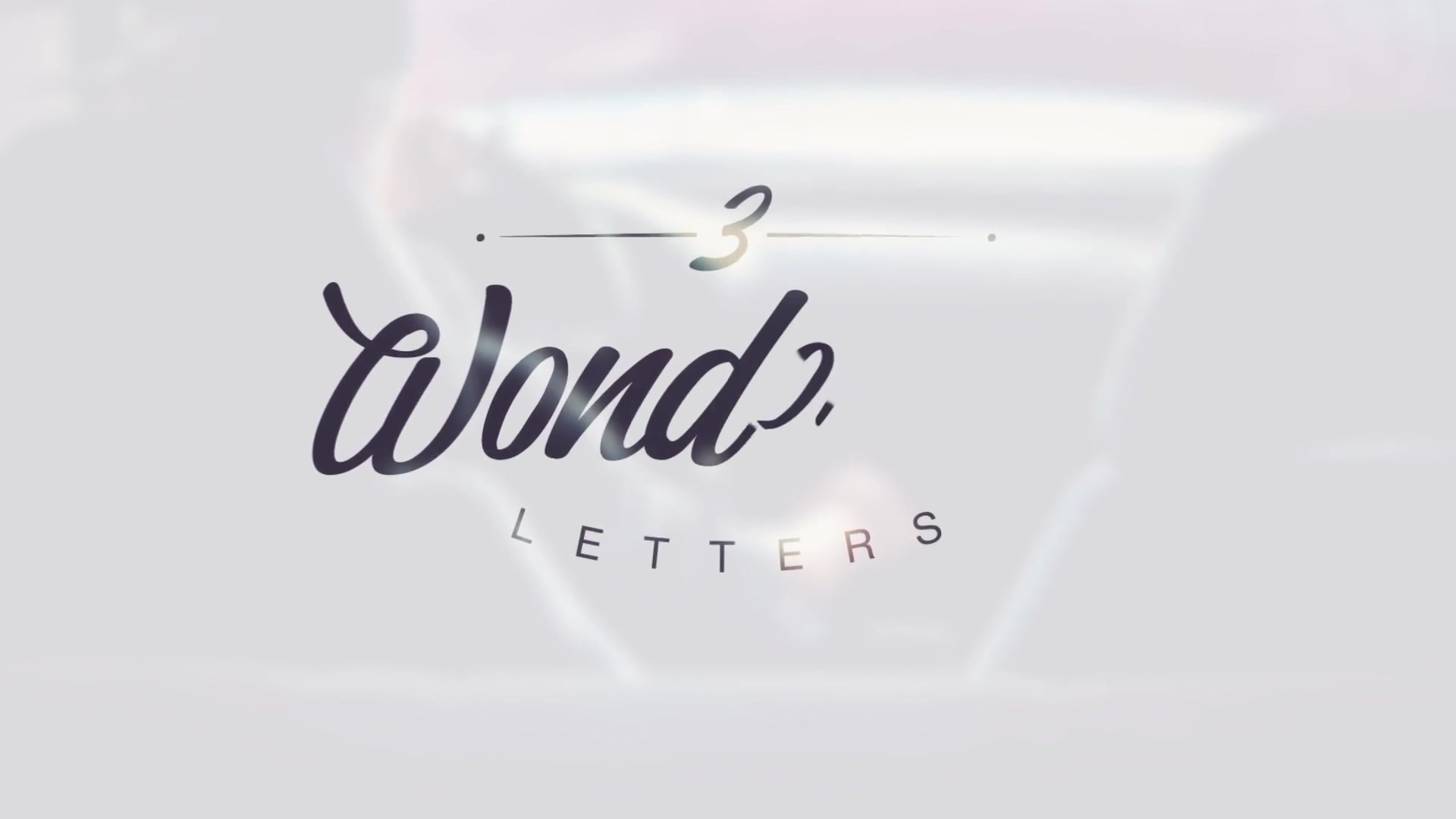 Wonderful Letters 3 Videohive 22258984 After Effects Image 3