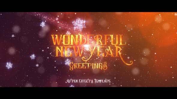 Wonderful New Years Greetings - Videohive Download 18708907