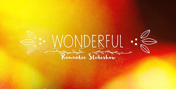Wonderful Romantic Slideshow - Videohive Download 17450565