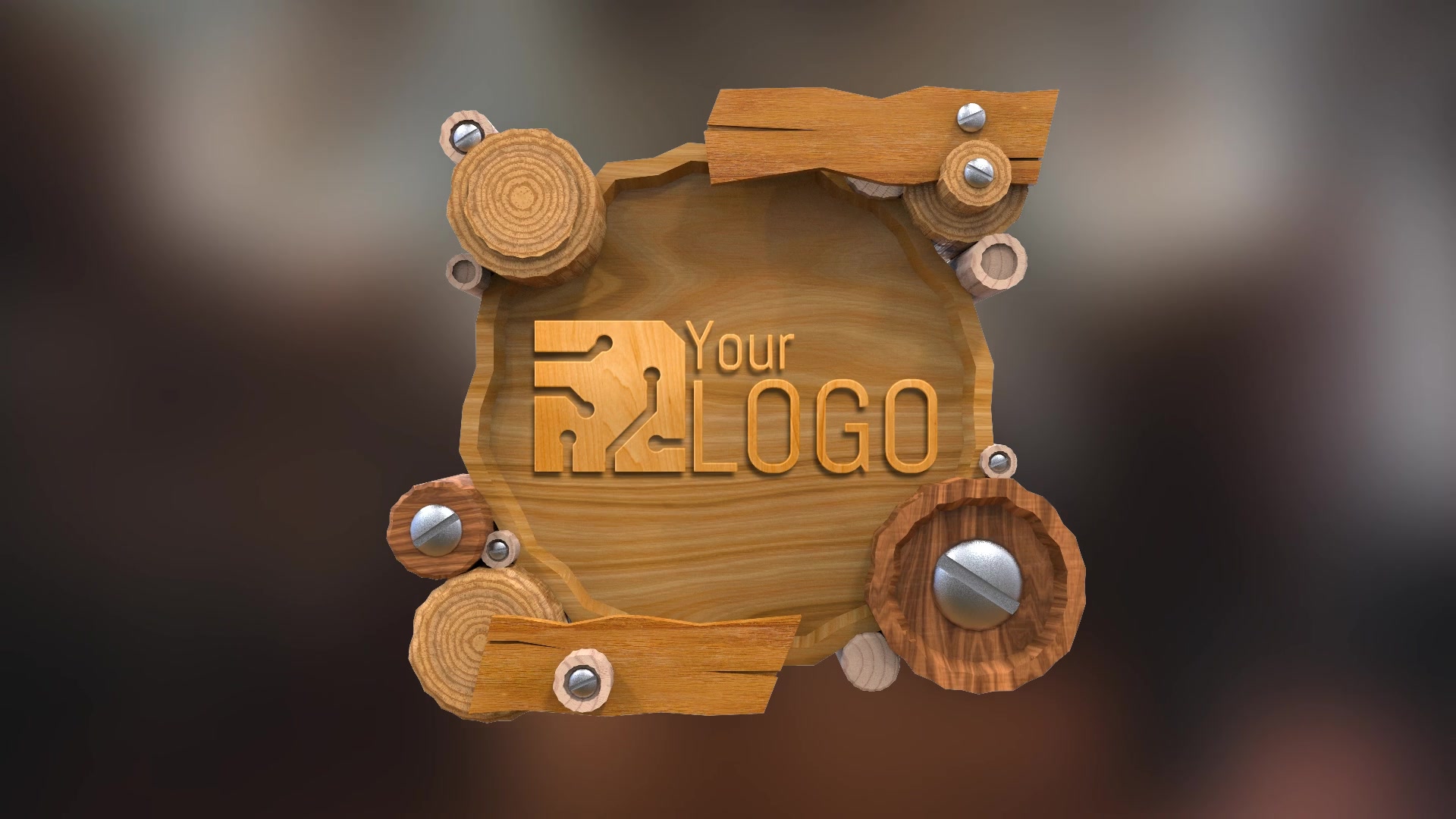 Wooden Logo (AfterFX) Videohive 23435315 After Effects Image 7